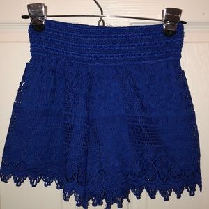 3/$15 Kathy lace overlay shorts